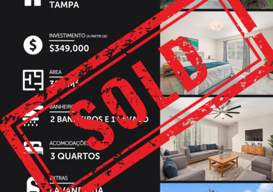 Imagem do imovel VENDIDO. Viva o melhor de Tampa, Flórida ✨  A oportunidade de morar em uma das regiões mais desejadas da Flórida chegou.